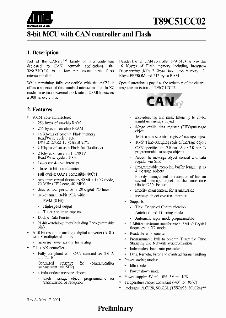 T89C51CC02_832742.PDF Datasheet