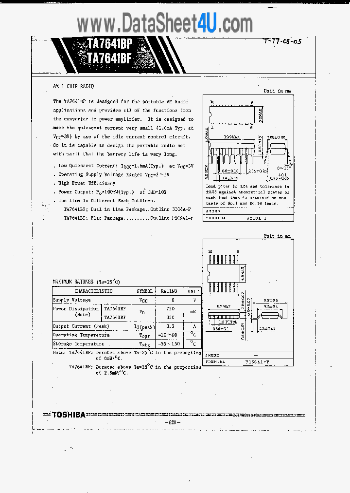 TA7641BP_793947.PDF Datasheet