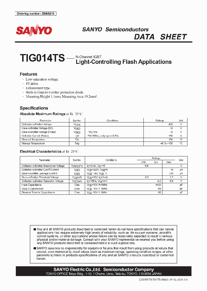 TIG014TS_1016745.PDF Datasheet