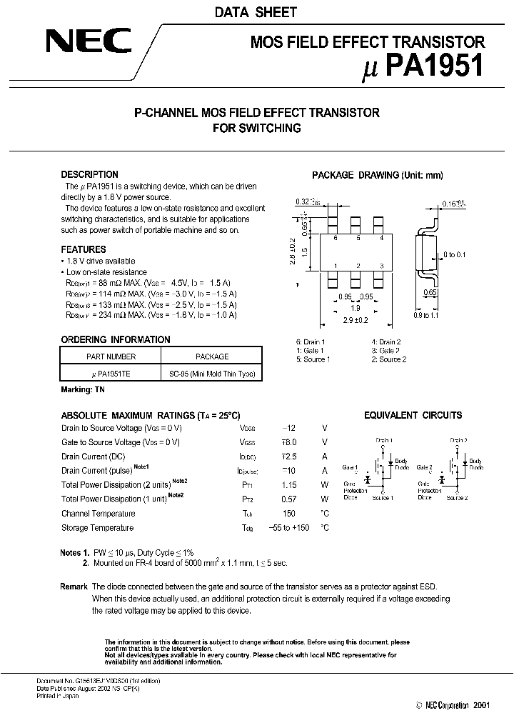 UPA1951_1022420.PDF Datasheet