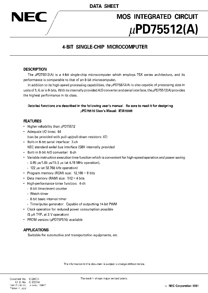 UPD75512GF_936349.PDF Datasheet