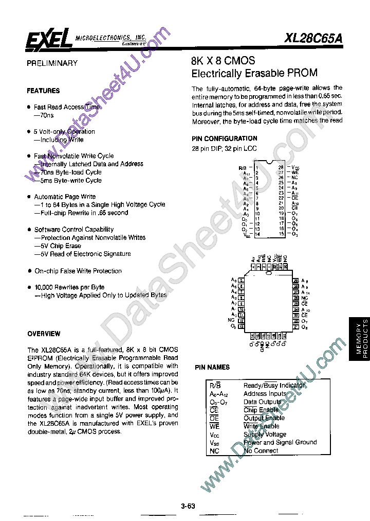 XL28C65A_904087.PDF Datasheet