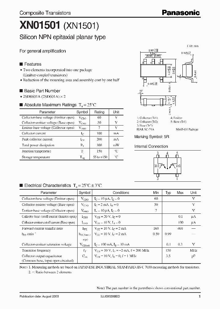 XN01501_1011127.PDF Datasheet