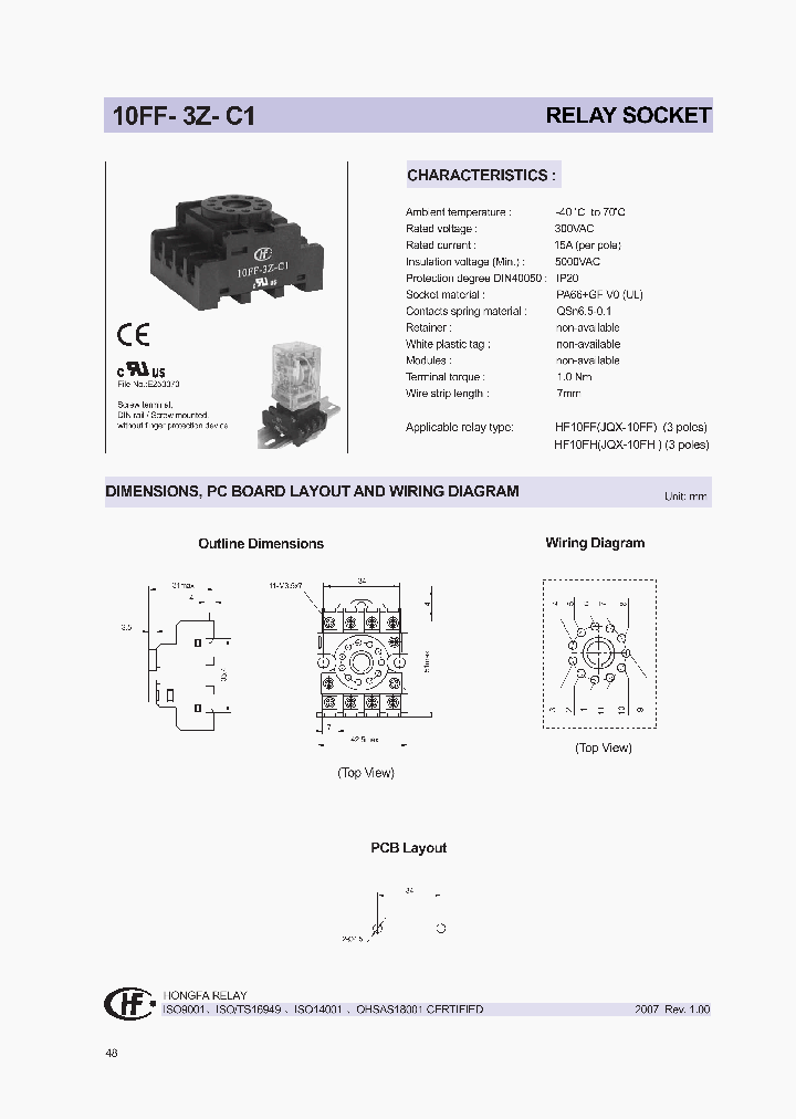 10FF-3Z-C1_1190635.PDF Datasheet