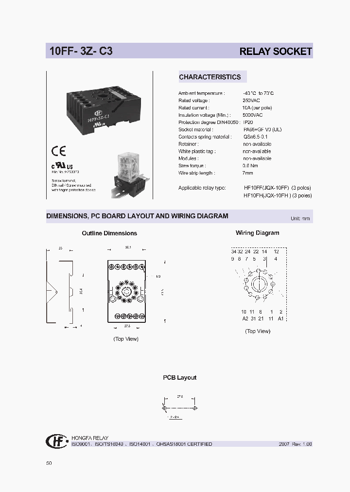 10FF-3Z-C3_1190637.PDF Datasheet