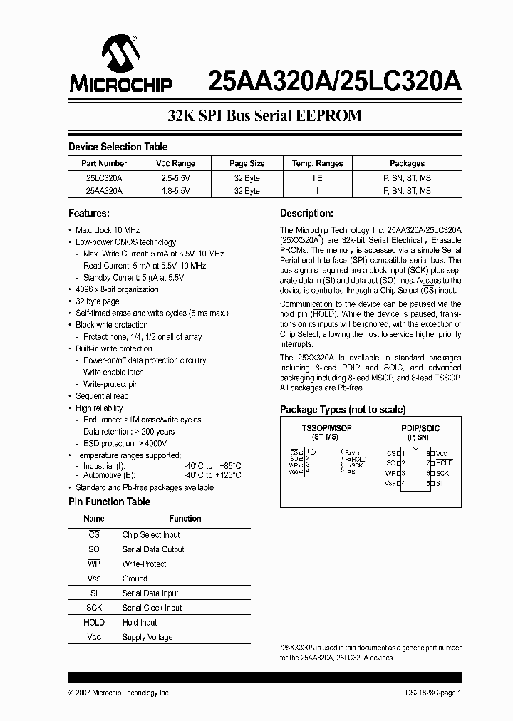 25LC320AT-IST_1193238.PDF Datasheet