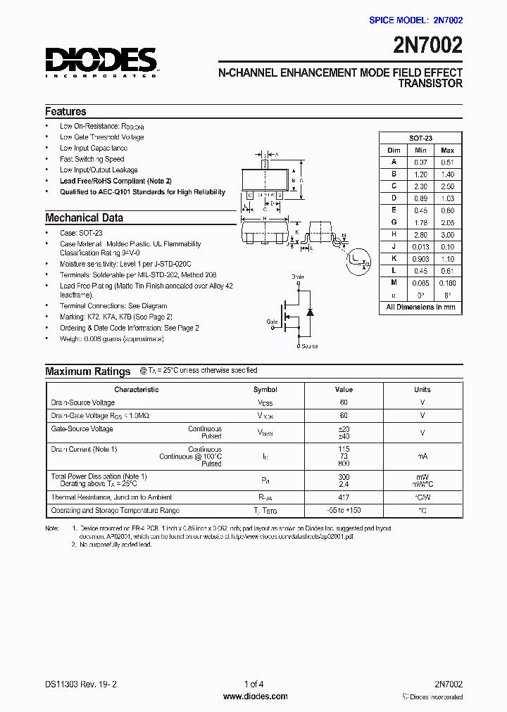 2N7002_1194400.PDF Datasheet