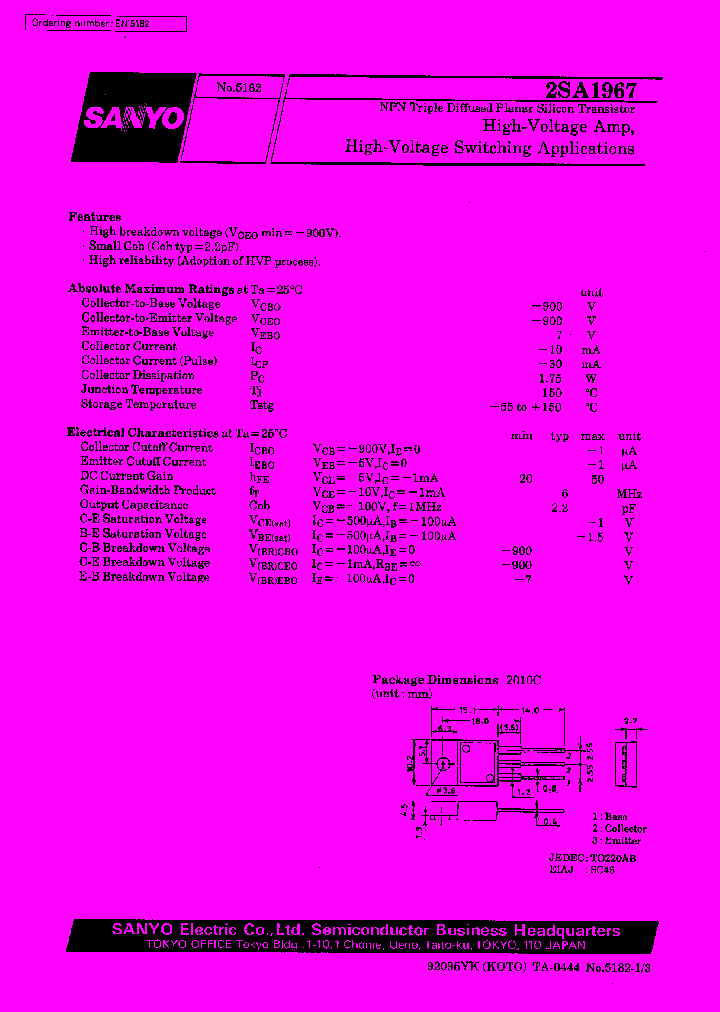 2SA1967_1194833.PDF Datasheet