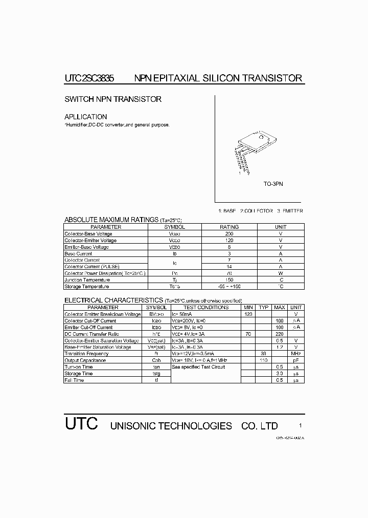 2SC3835_1195830.PDF Datasheet