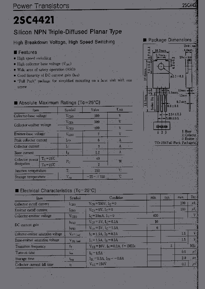 2SC4421_1196035.PDF Datasheet