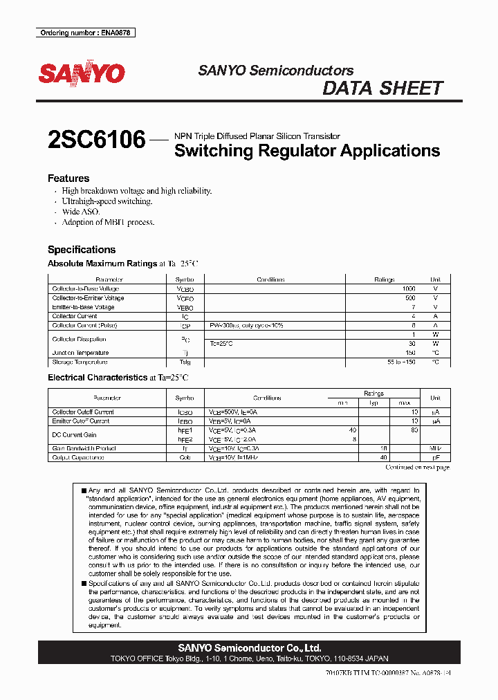 2SC6106_1032685.PDF Datasheet
