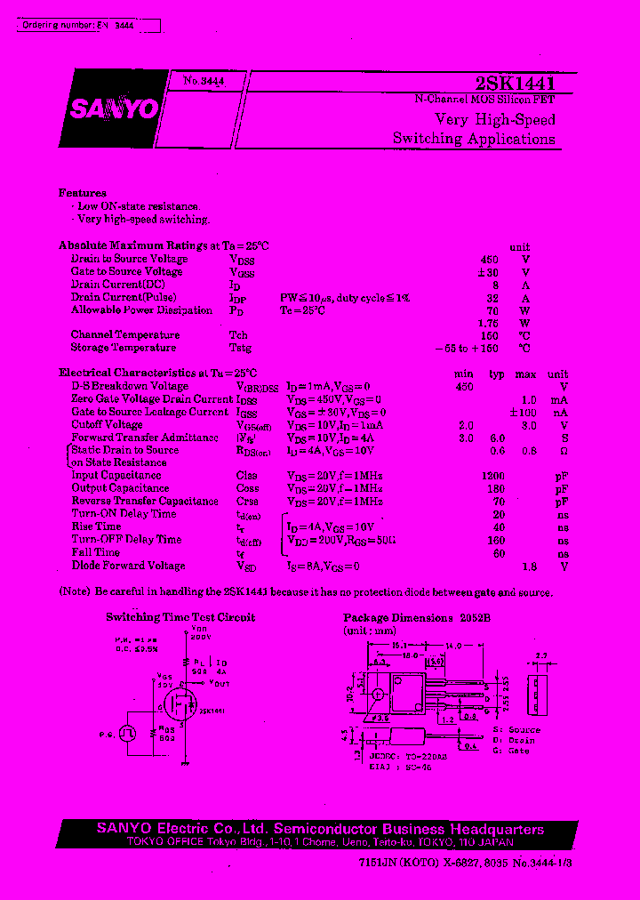 2SK1441_1197847.PDF Datasheet