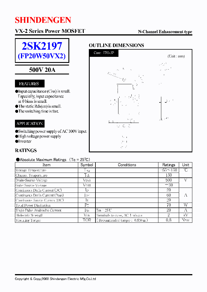 2SK2197_1145508.PDF Datasheet