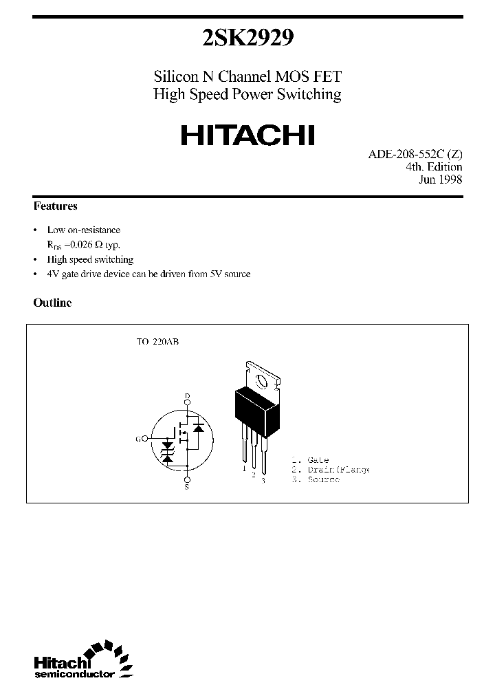 2SK2929_1061615.PDF Datasheet