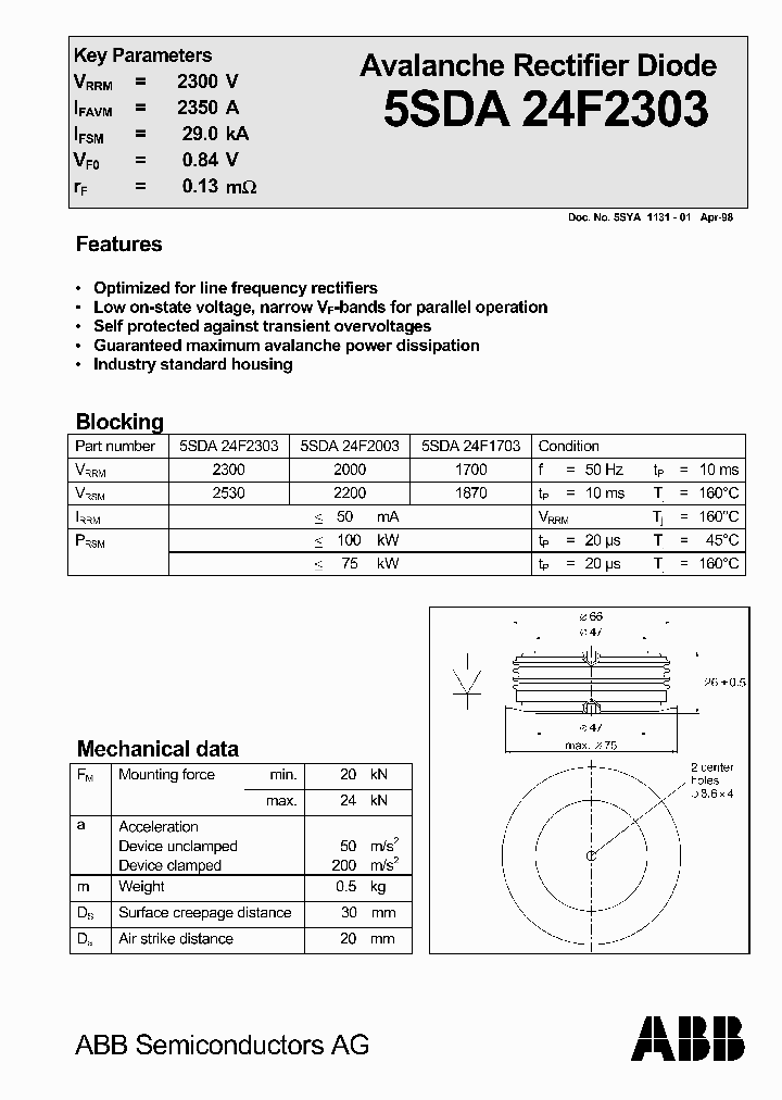 5SDA24F2303_1200759.PDF Datasheet