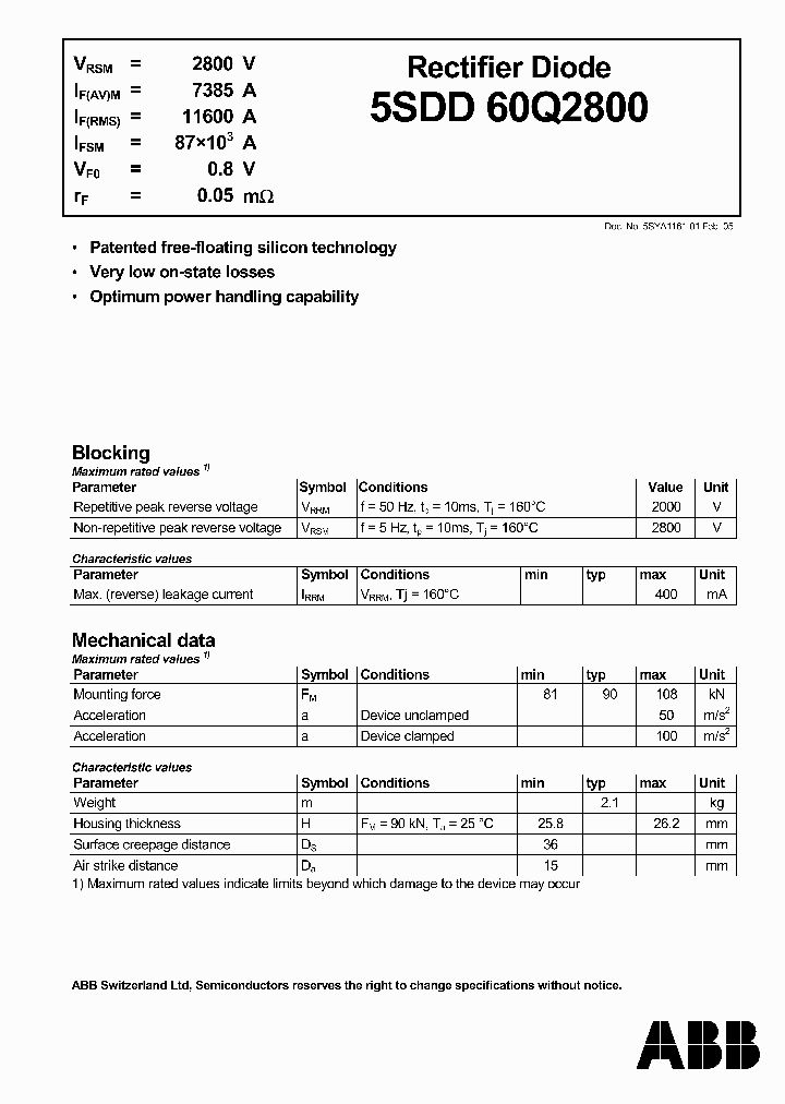 5SDD60Q2800_1200775.PDF Datasheet