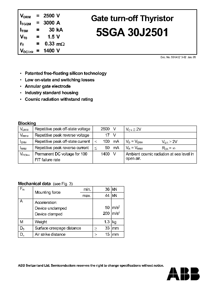 5SGA30J2501_1200804.PDF Datasheet