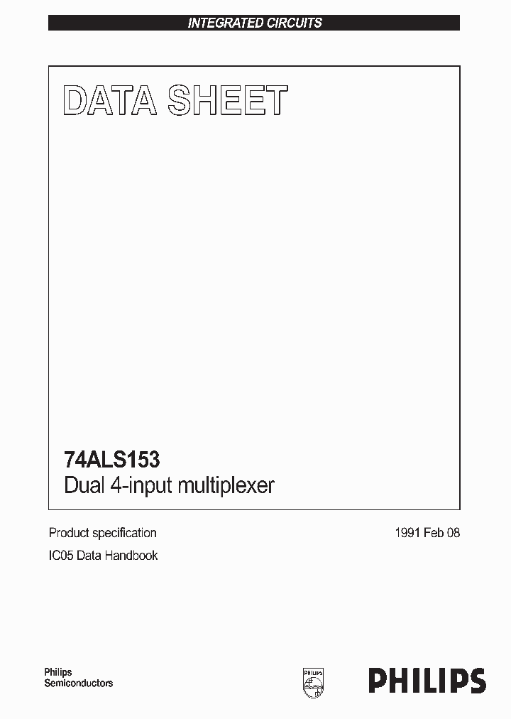 74ALS153N_1201810.PDF Datasheet
