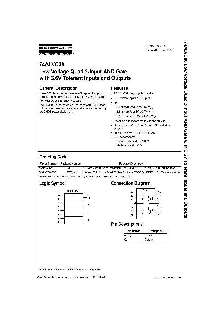 74ALVC08MX_1201842.PDF Datasheet