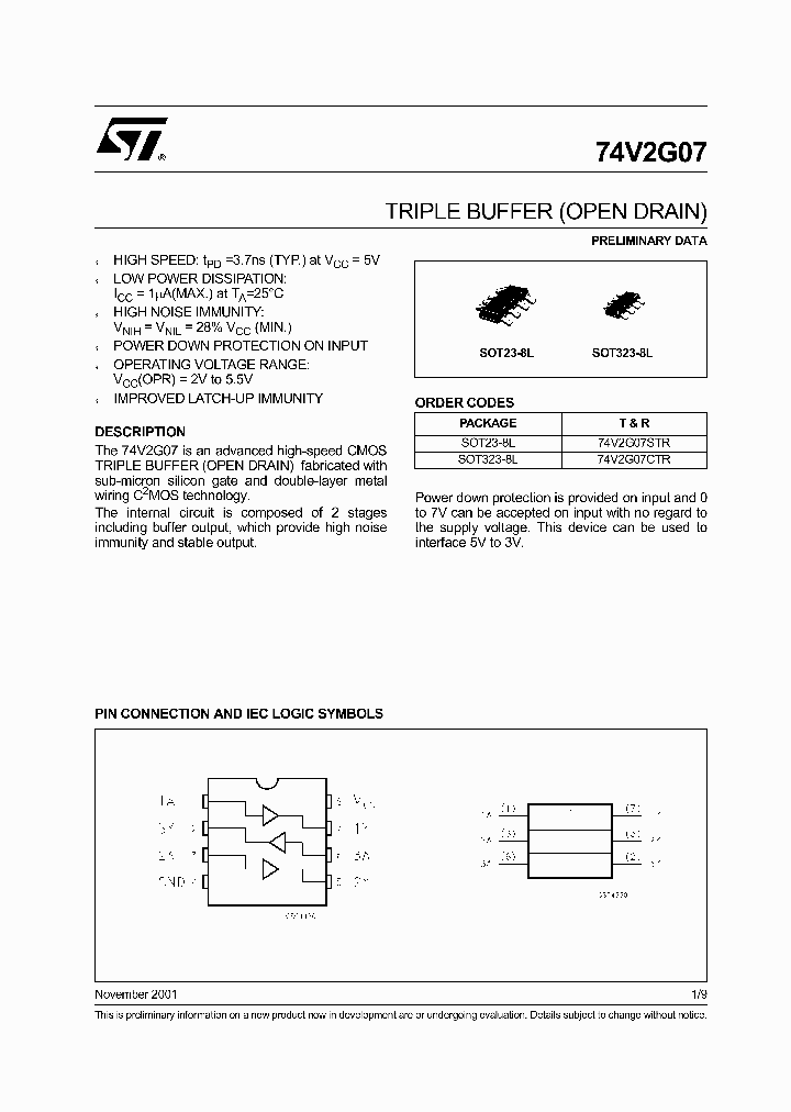 74V2G07STR_1203000.PDF Datasheet