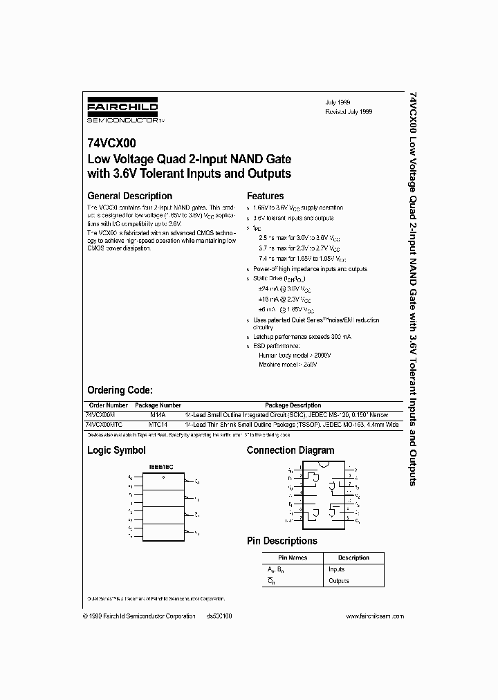 74VCX00_1116485.PDF Datasheet