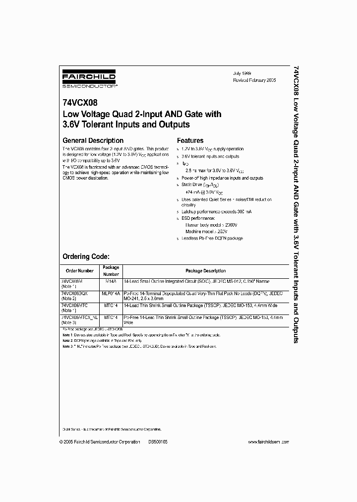 74VCX08MX_1203025.PDF Datasheet