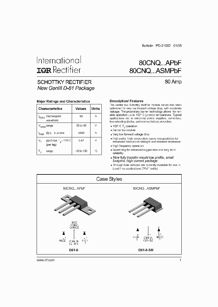 80CNQ040ASMPBF_819952.PDF Datasheet