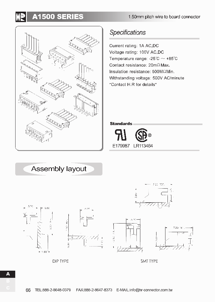 A1500WV-S-9P_1204335.PDF Datasheet