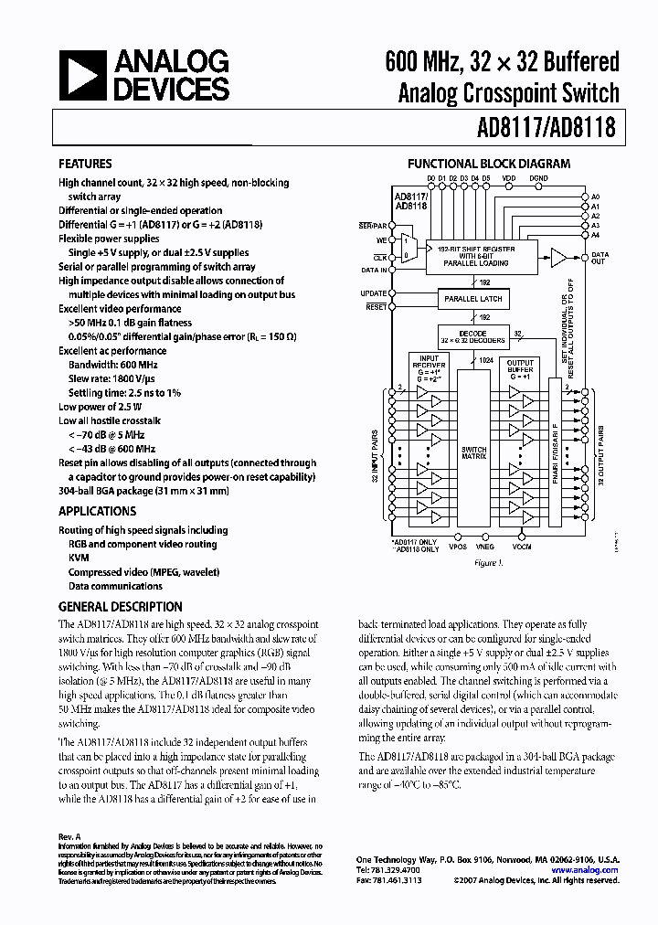 AD8118_813057.PDF Datasheet