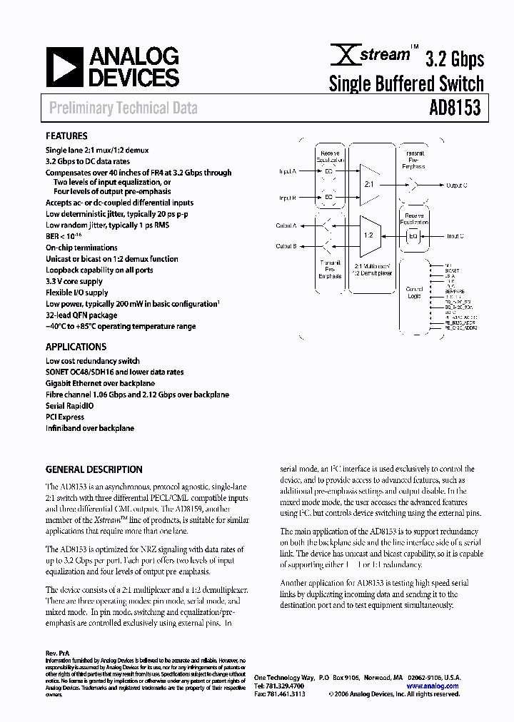 AD8153_1206448.PDF Datasheet