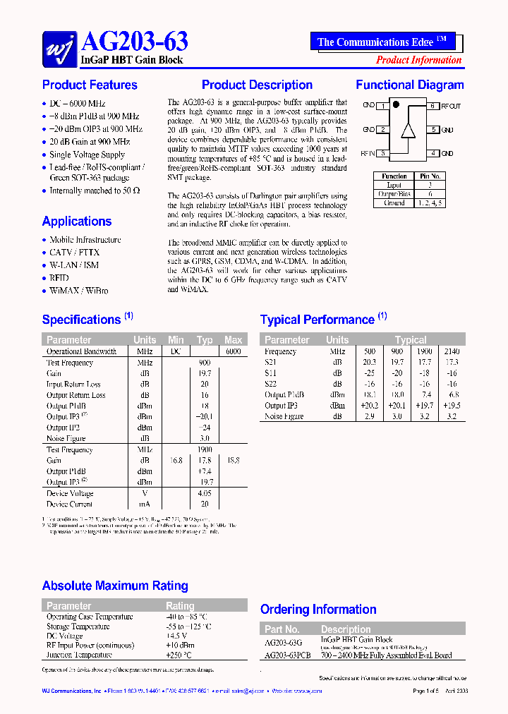 AG203-63G_1174165.PDF Datasheet