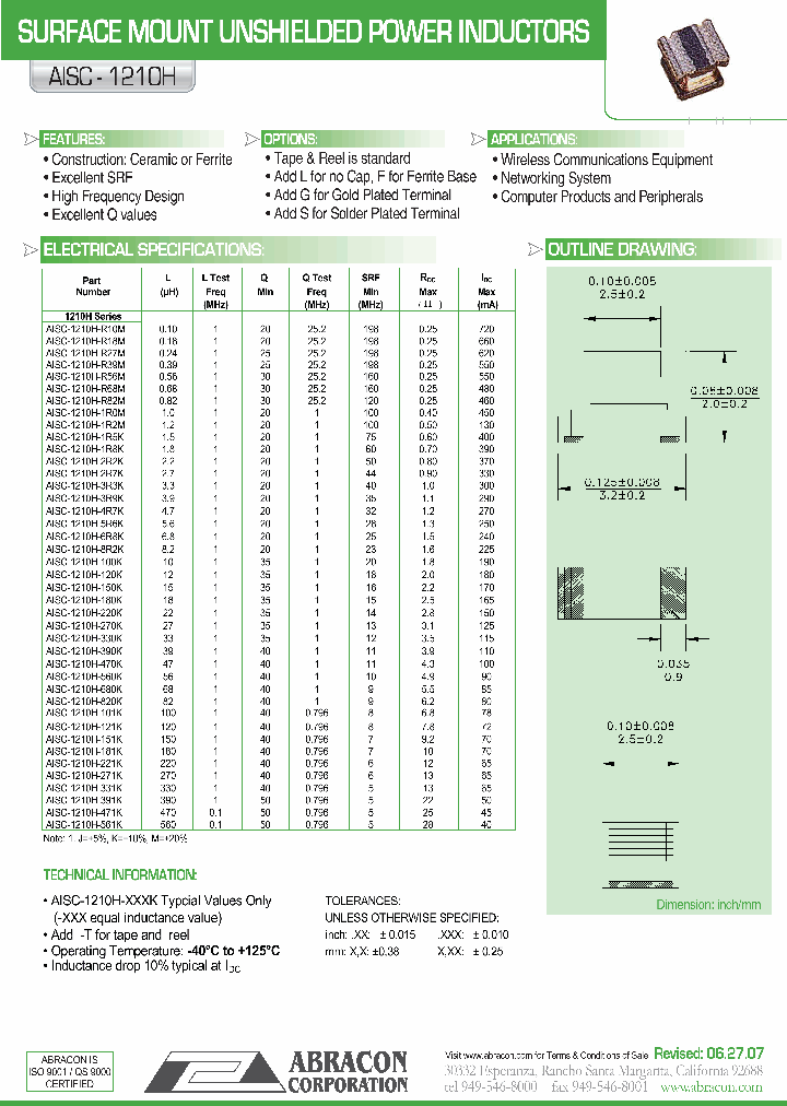 AISC-1210H-R82M_1208457.PDF Datasheet