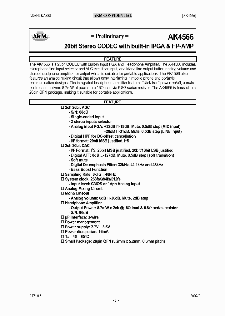 AK4566_926766.PDF Datasheet