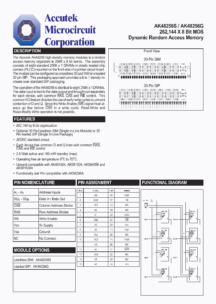 AK548192D_1033460.PDF Datasheet Download --- IC-ON-LINE