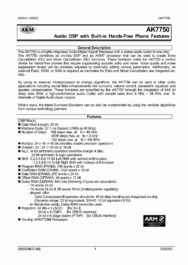 AK7750_1114450.PDF Datasheet