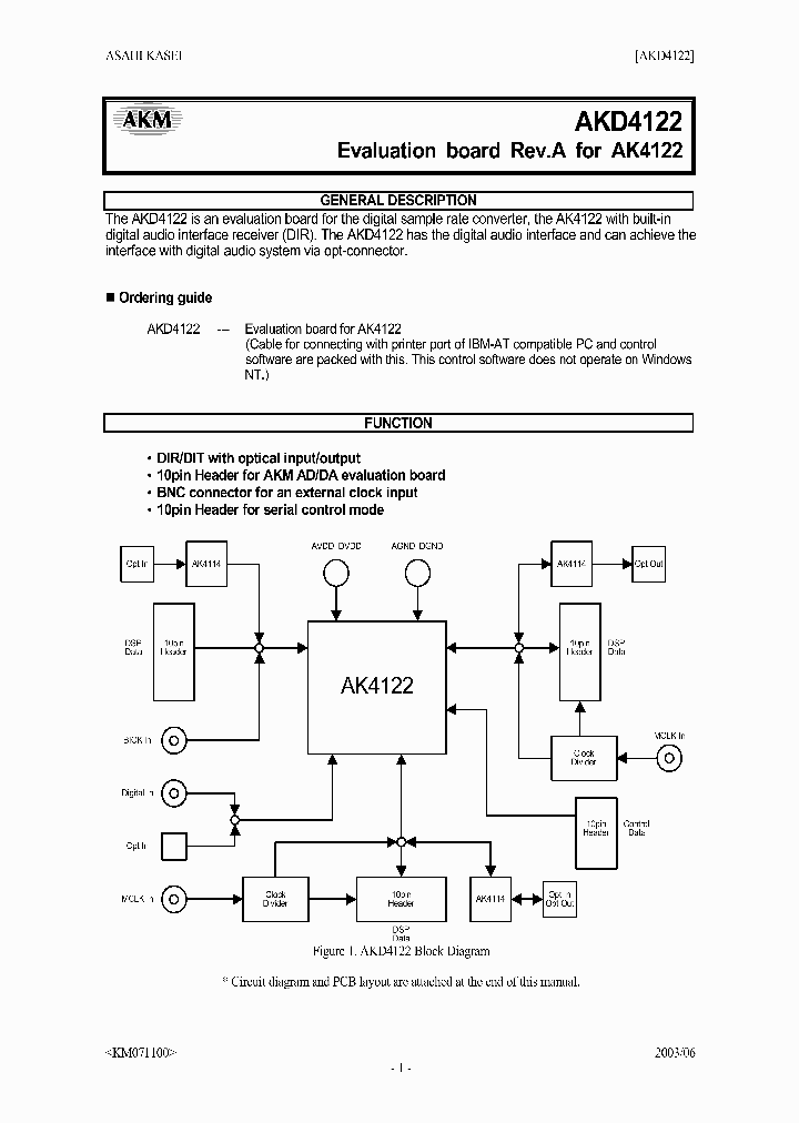 AKD4122_1208593.PDF Datasheet