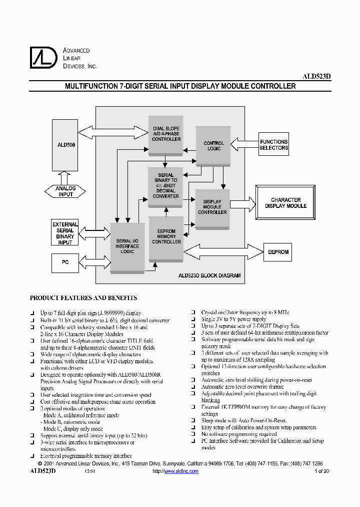 ALD523DSH_1208777.PDF Datasheet