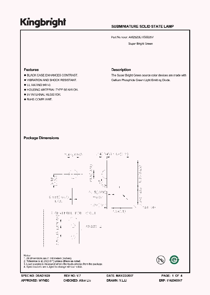 AM2520EHSGD5V_1208931.PDF Datasheet