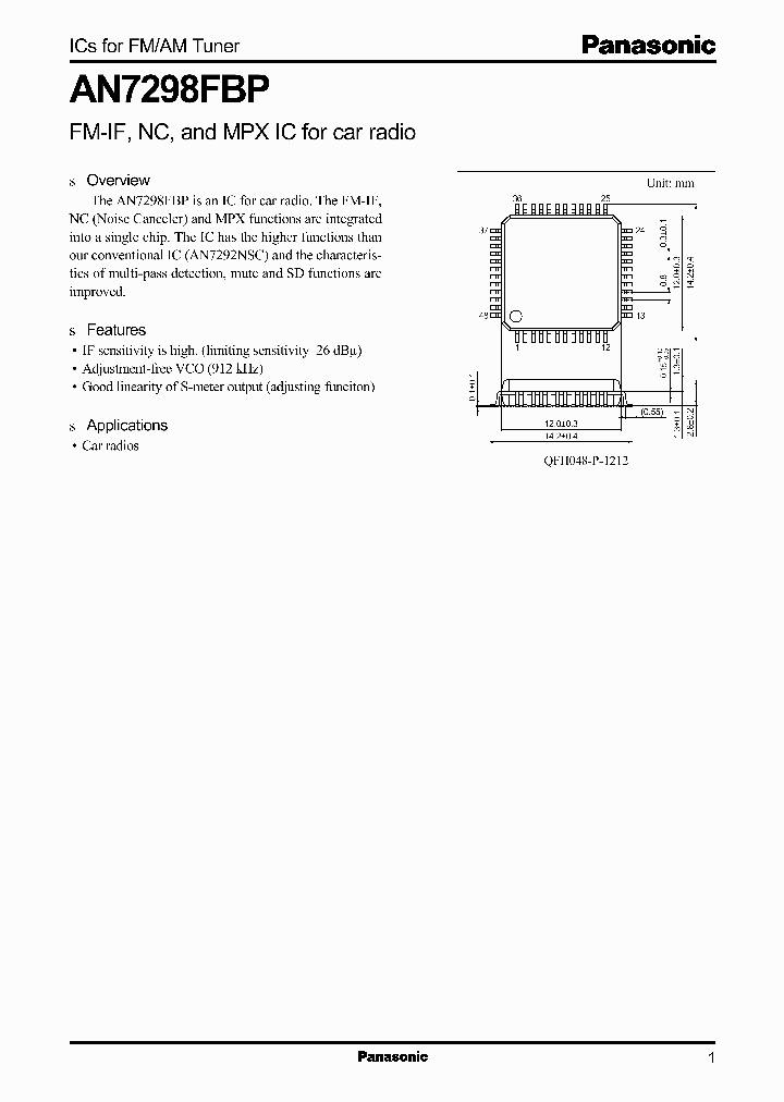 AN7298FBP_1210021.PDF Datasheet