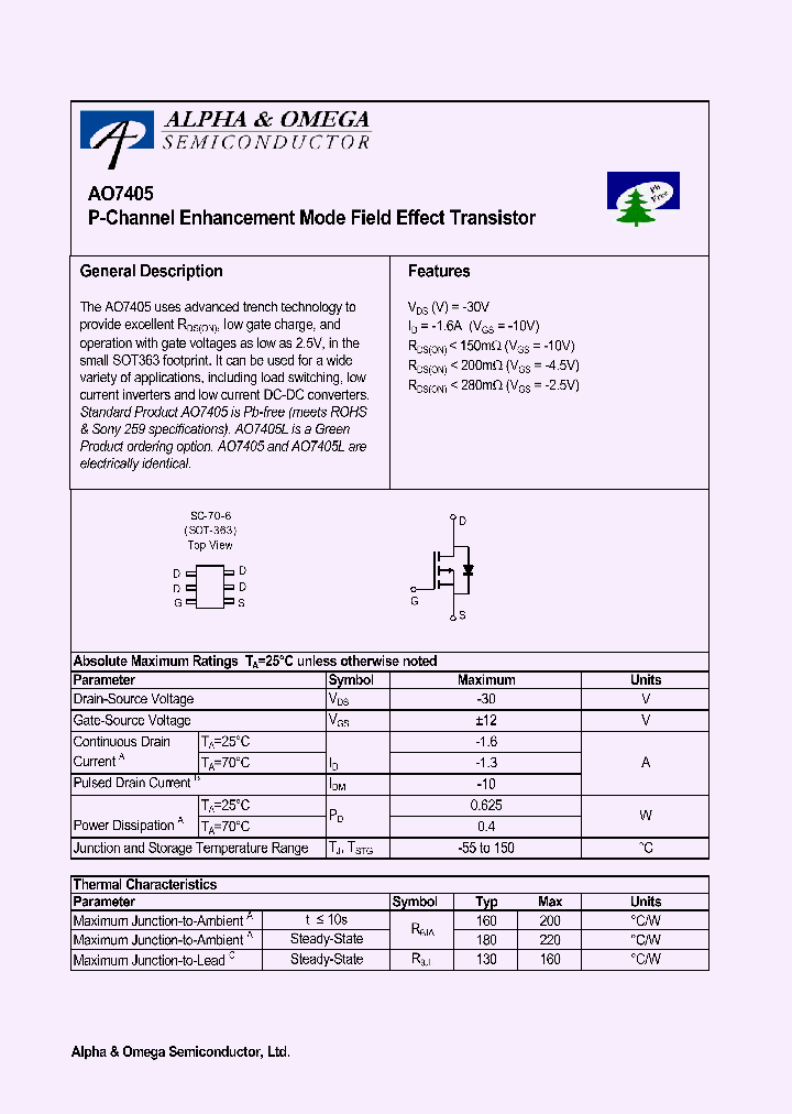 AO7405_1142262.PDF Datasheet