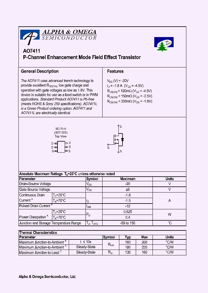 AO7411_1142268.PDF Datasheet