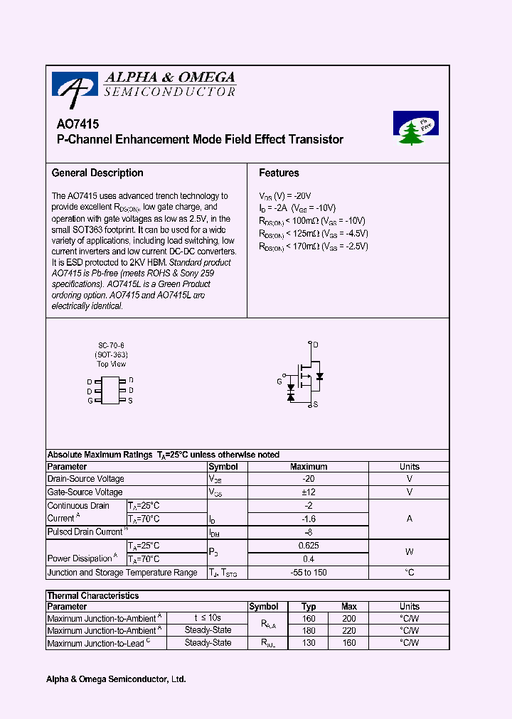 AO7415_1142273.PDF Datasheet