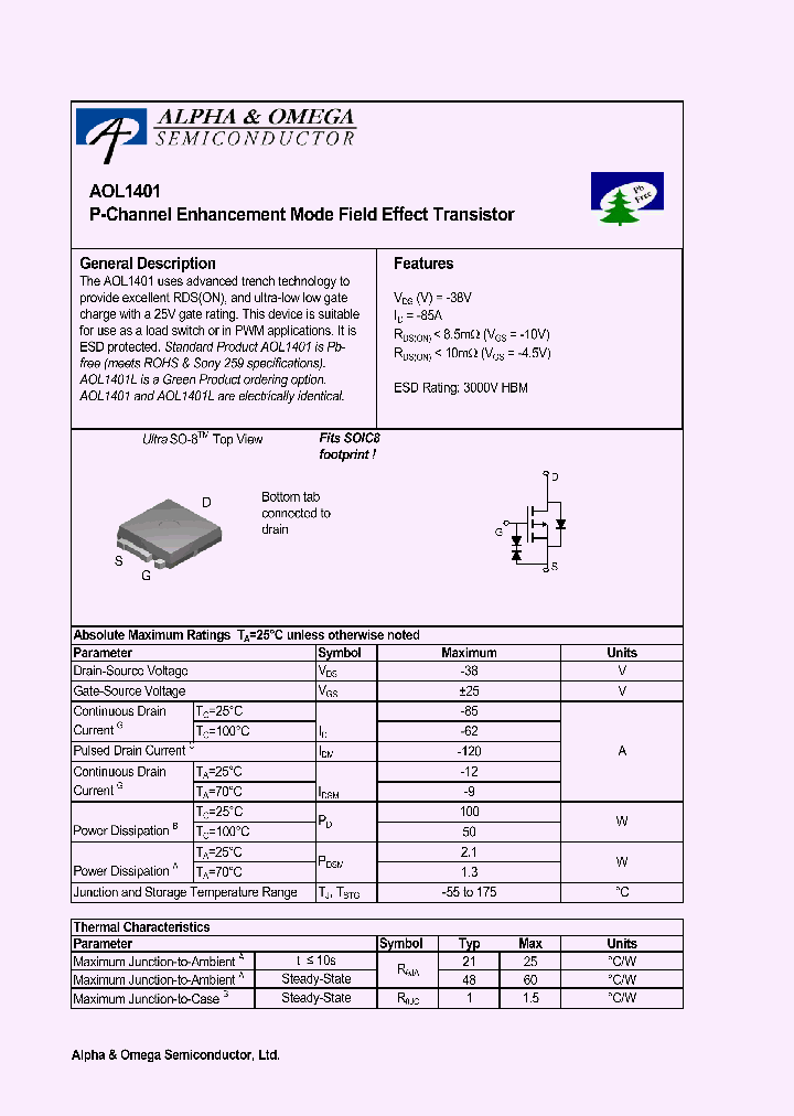AOL1401_1059035.PDF Datasheet