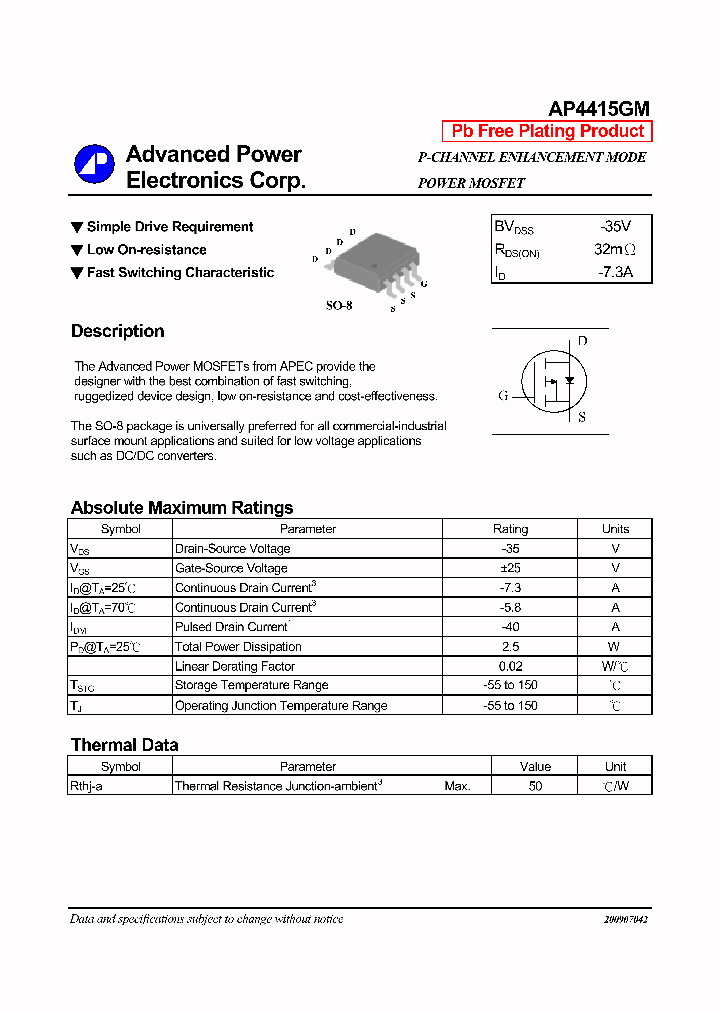 AP4415GM_1140688.PDF Datasheet