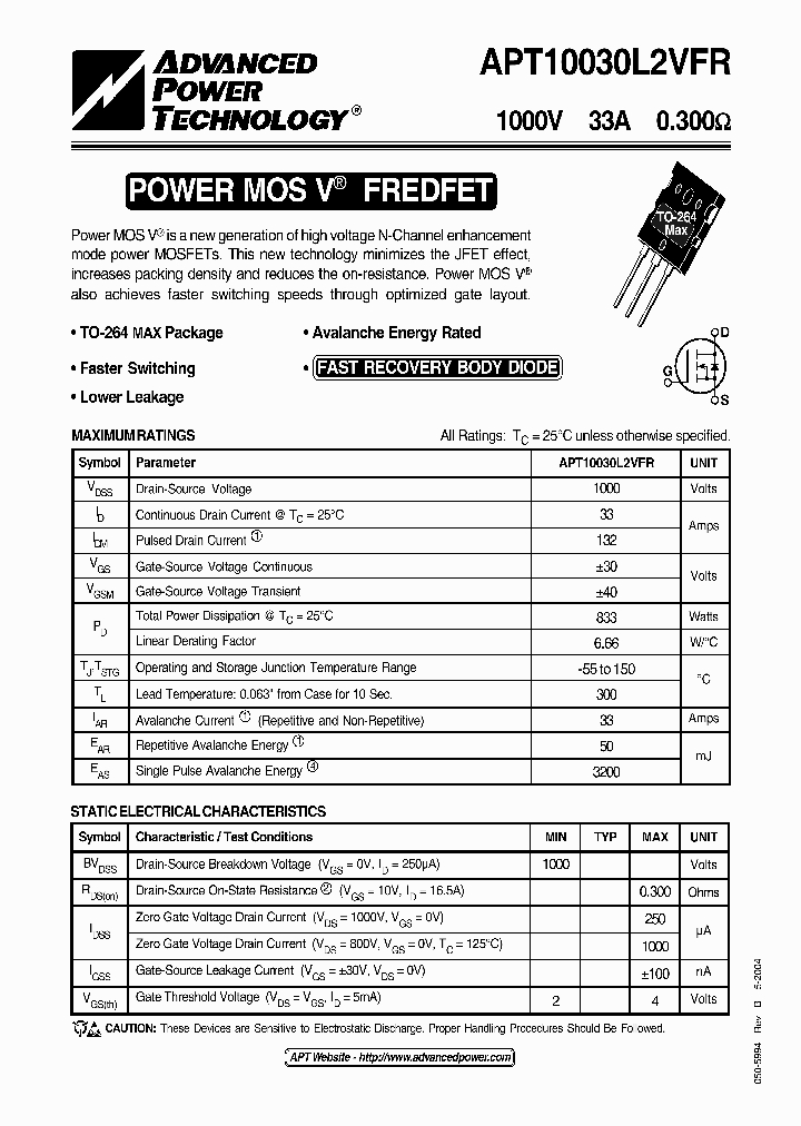 APT10030L2VFR04_1211237.PDF Datasheet