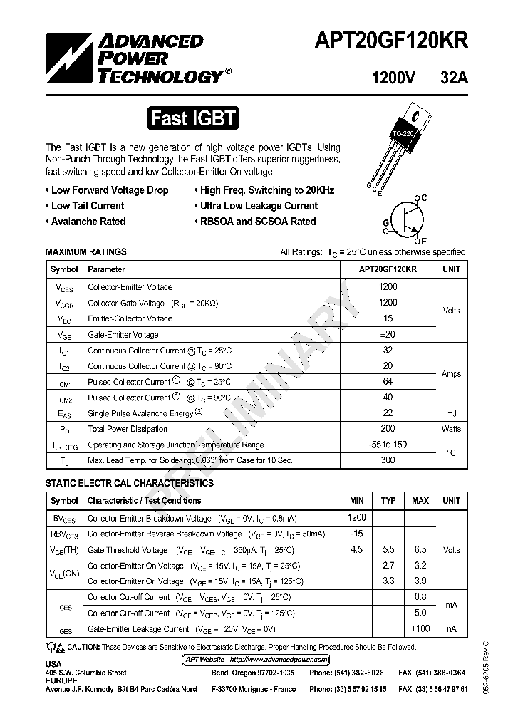 APT20GF120KR_1171068.PDF Datasheet