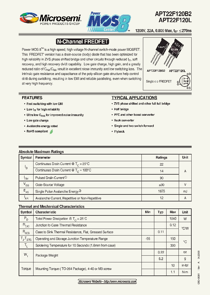 APT22F120L_1211491.PDF Datasheet