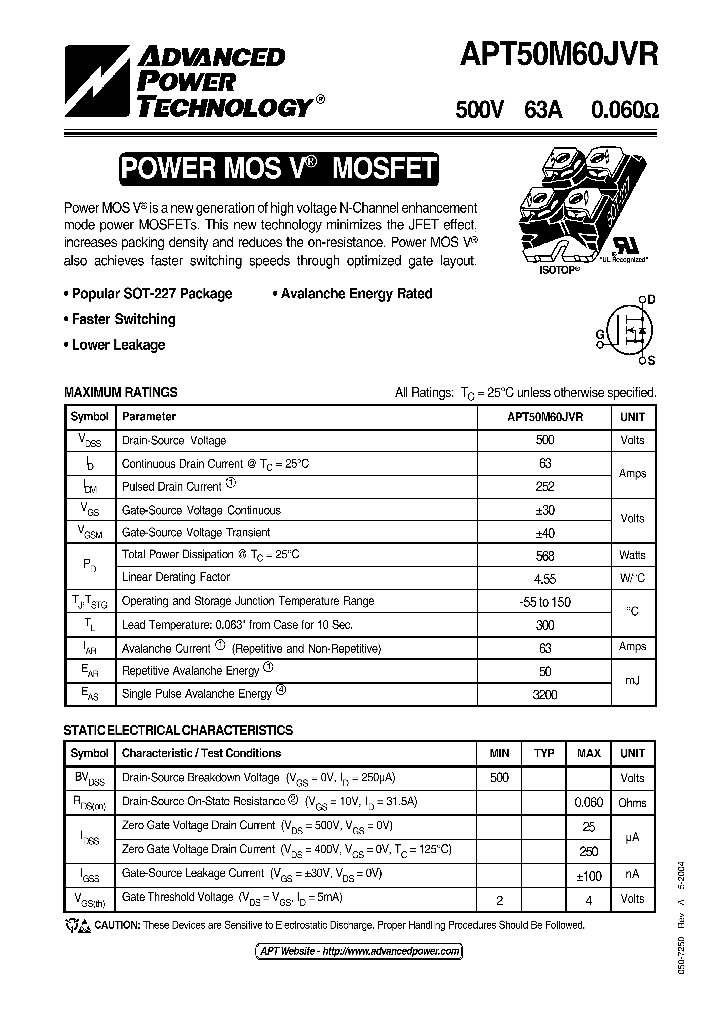 APT50M60JVR_1169168.PDF Datasheet