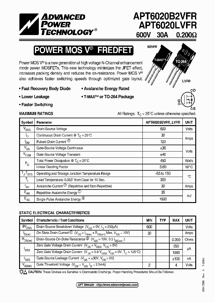 APT6020LVFR_1211829.PDF Datasheet