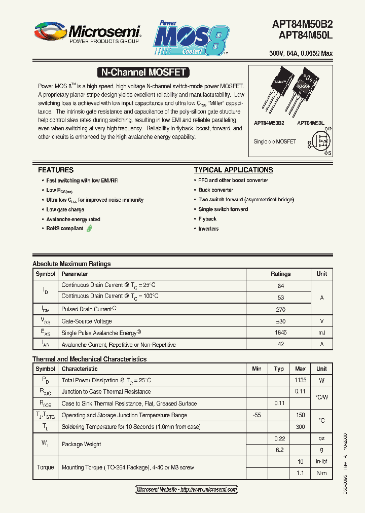 APT84M50L_1211994.PDF Datasheet